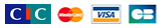 CIC, MasterCard, VISA, CB